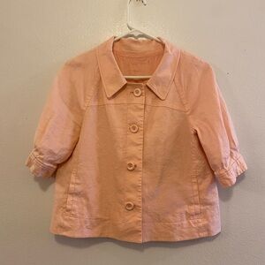 Peach Vintage Button Down Shirt